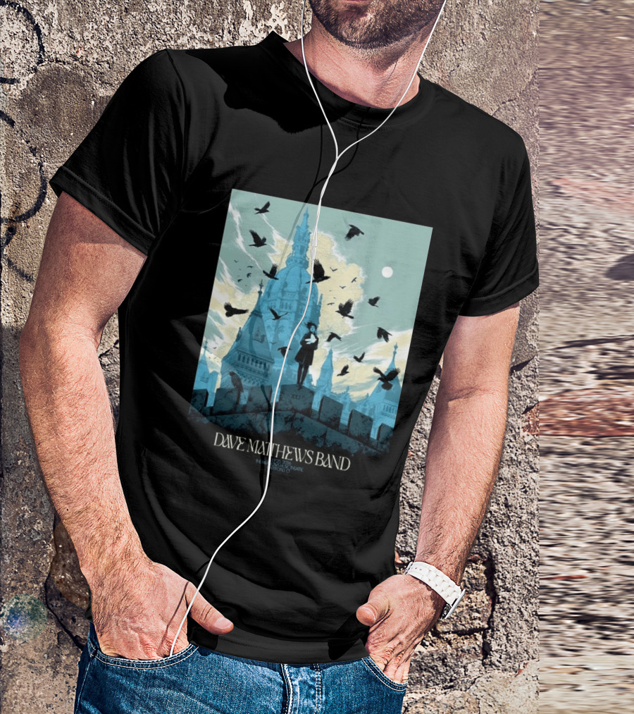 Dave Matthews Band Hartford CT 2026 The Meadows Music Theatre July 25 Event T-Shirt