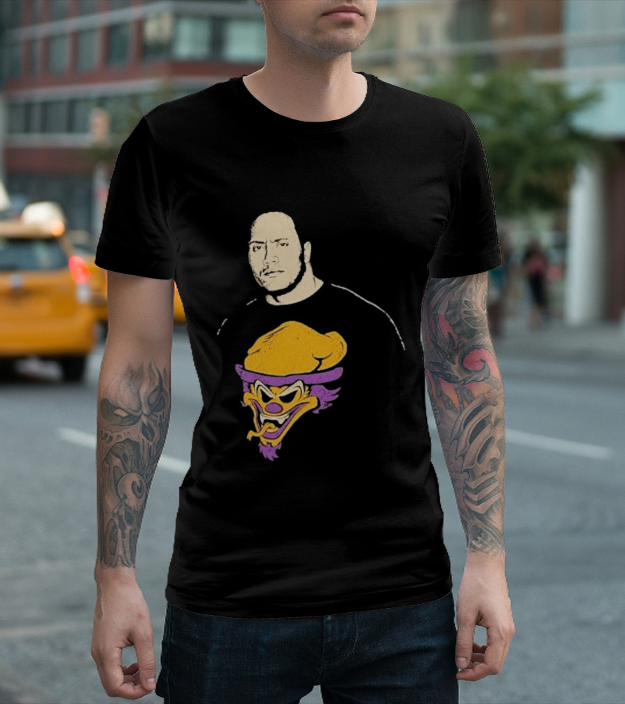 Dwayne Johnson The Rock Insane Clown Posse Collaboration T-Shirt