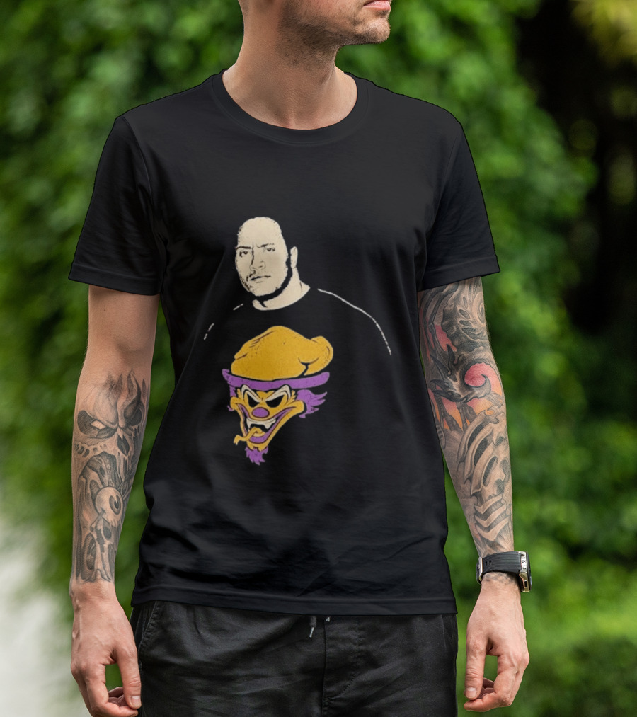Dwayne Johnson The Rock Insane Clown Posse Collaboration T-Shirt