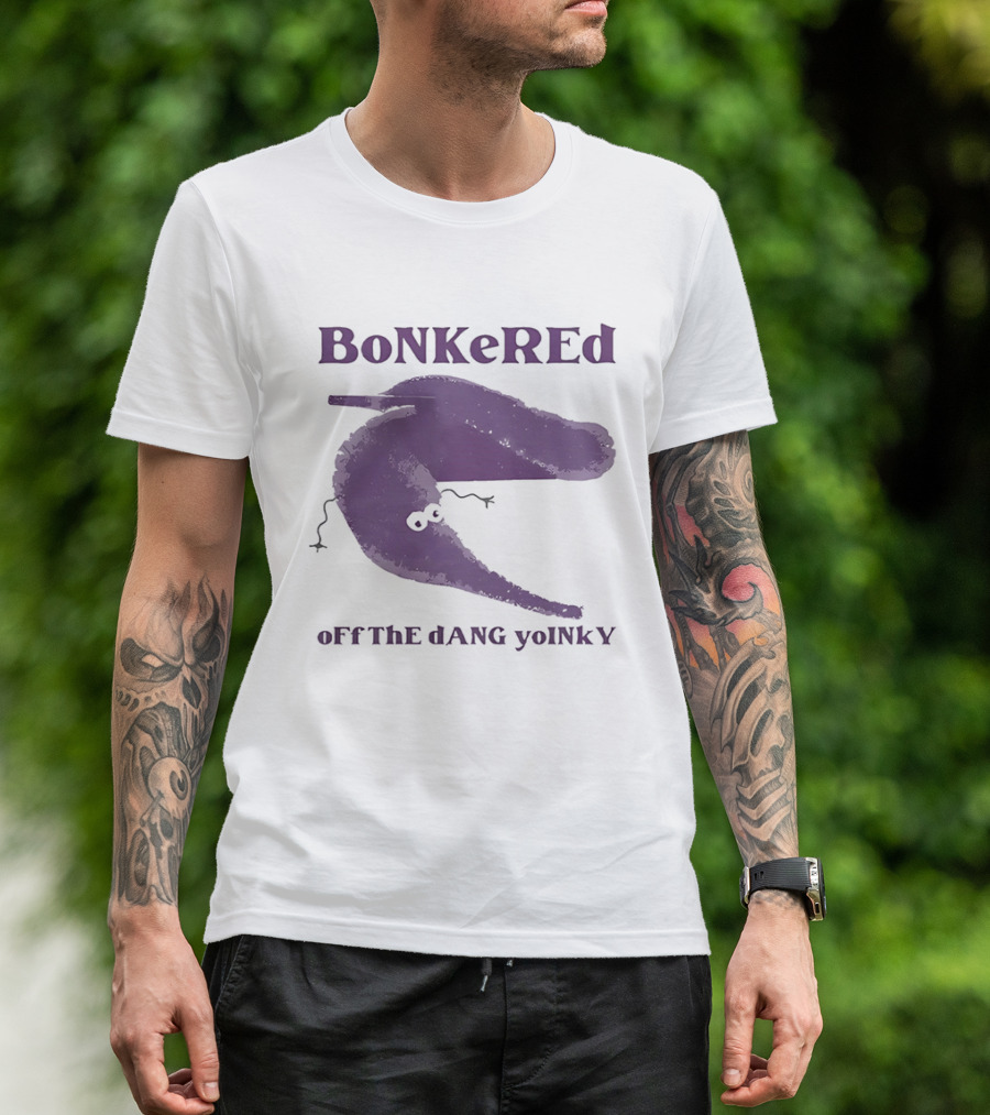 BoNKerEd OFF ThE DaNG YoINKY Worm On A String T-Shirt