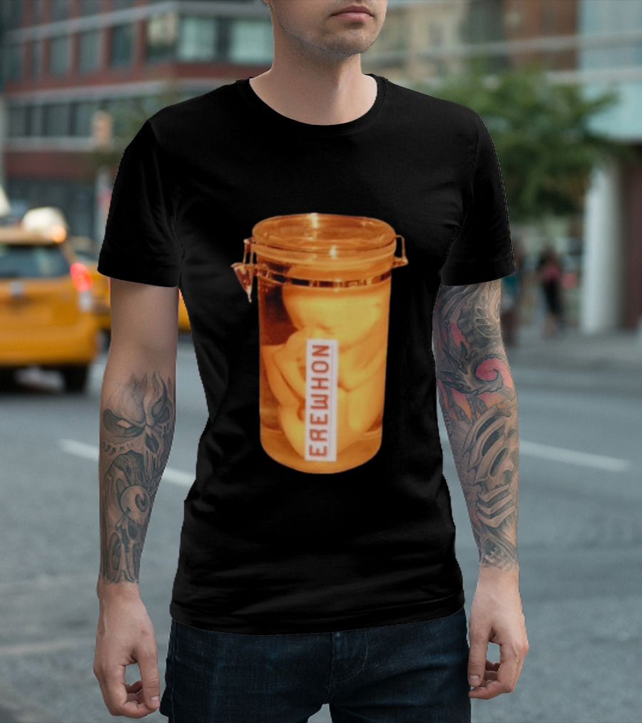 Erewhon Baby Jar Conceptual Artwork In Glass Container T-Shirt