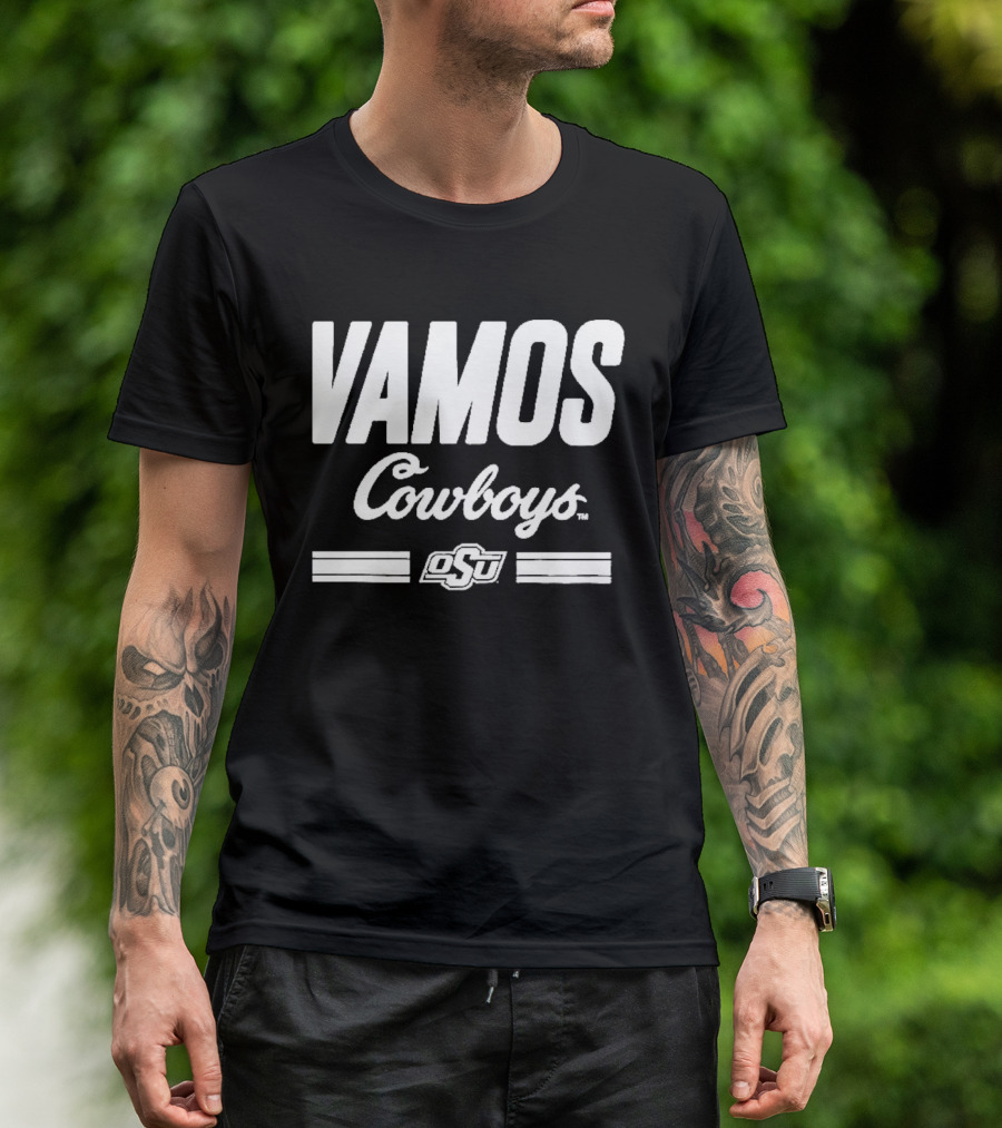OSU Cowboy Basketball Vamos Cowboys 2026 OSU T-Shirt