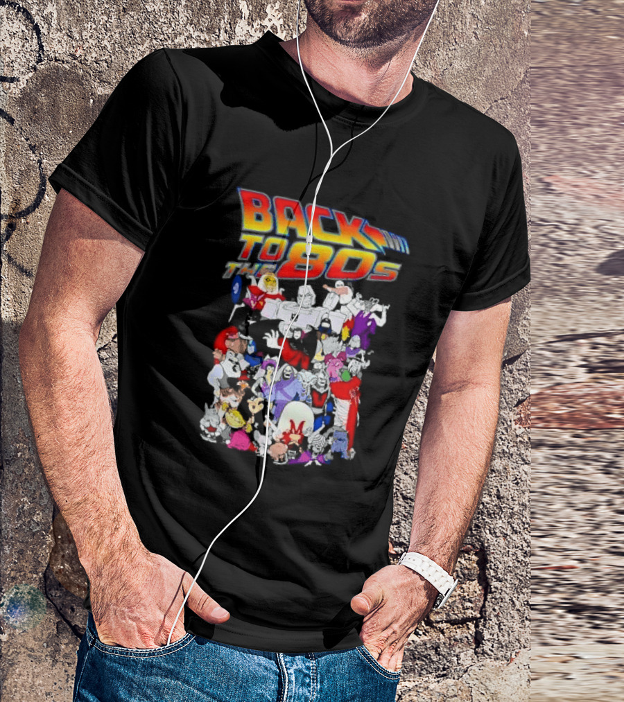 Back To The 80s Various Cartoon Villains Retro Nostalgia T-Shirt