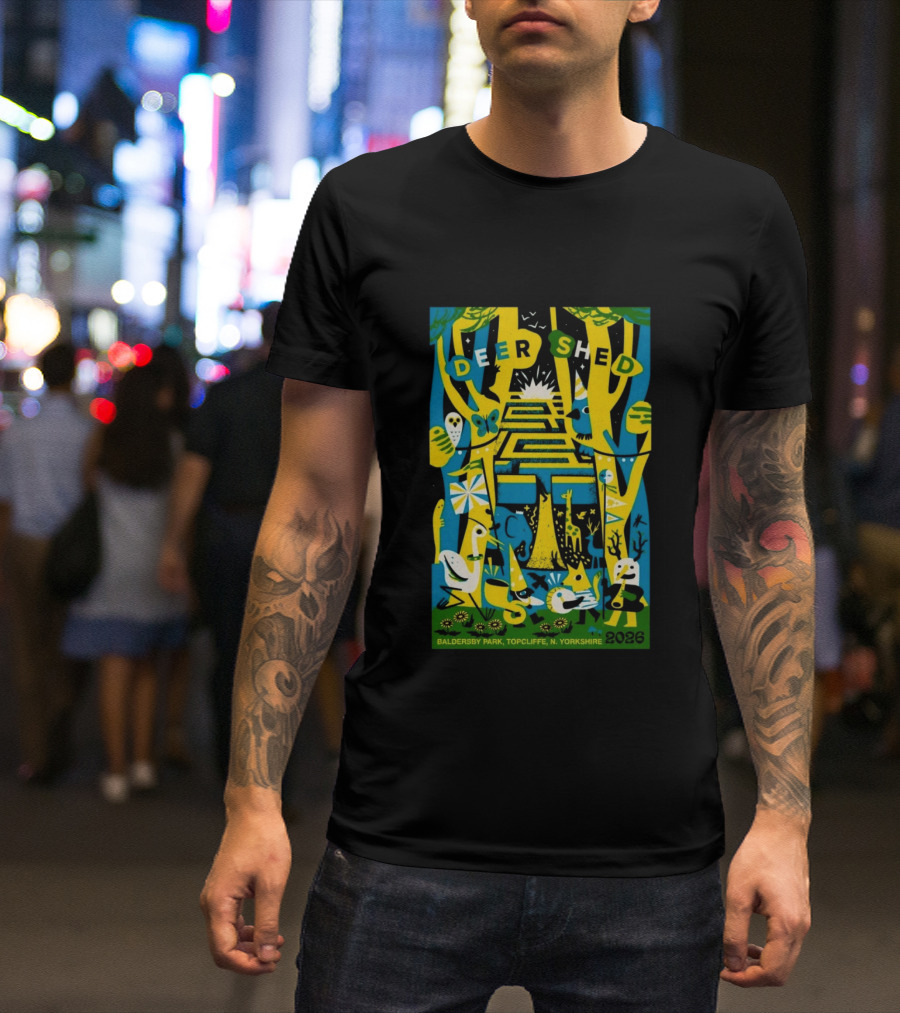 Deer Shed 2026 Baldersby Park Topcliffe N Yorkshire Festival T-Shirt