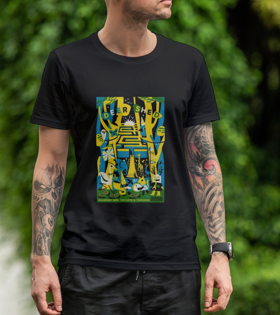 Deer Shed 2026 Baldersby Park Topcliffe N Yorkshire Festival T-Shirt