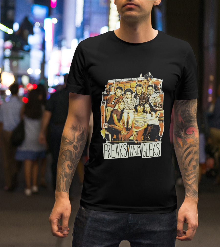 Freaks And Geeks I Don't Want To Relate To Anybody Mid Funk High School Group T-Shirt