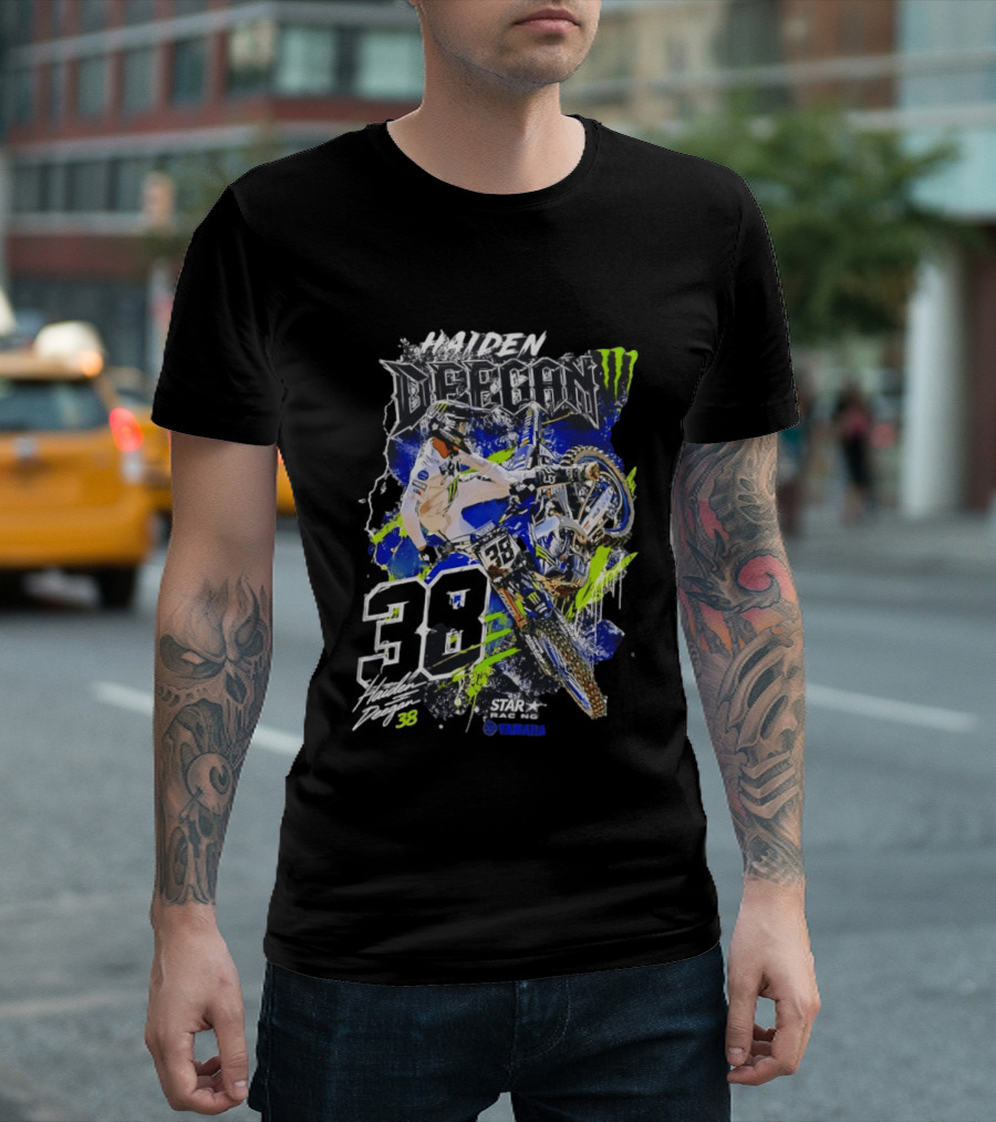 Haiden Deegan 38 Star Racing Yamaha Monster Energy Moto Cross T-Shirt