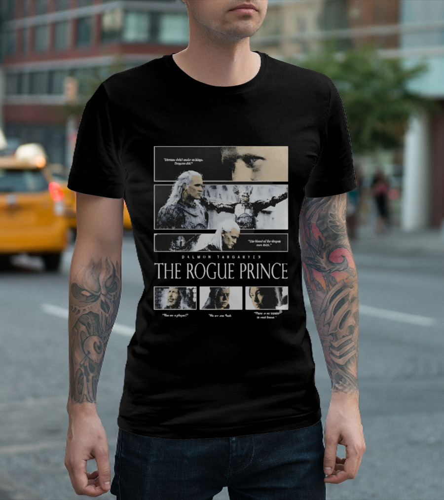 Daemon Targaryen The Rogue Prince Dragons Blood House Of The Dragon T-Shirt