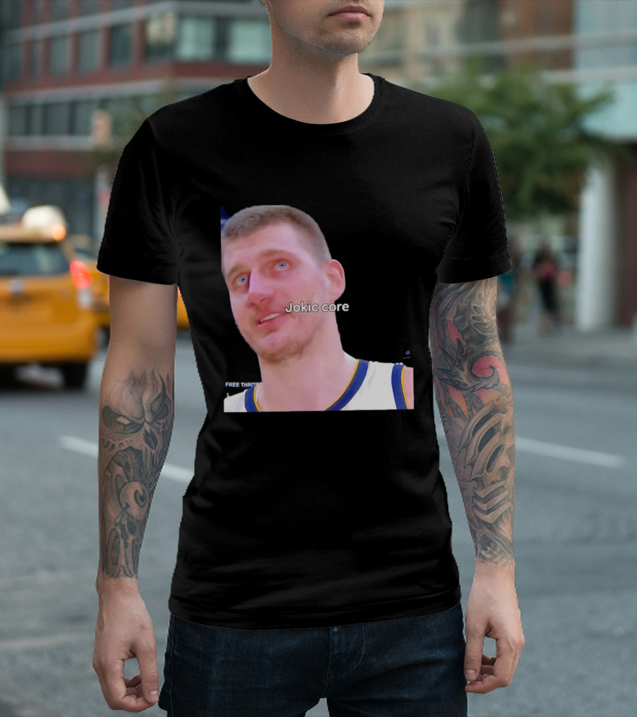 Jokic Core Nikola Jokic Free Throw Basketball T-Shirt