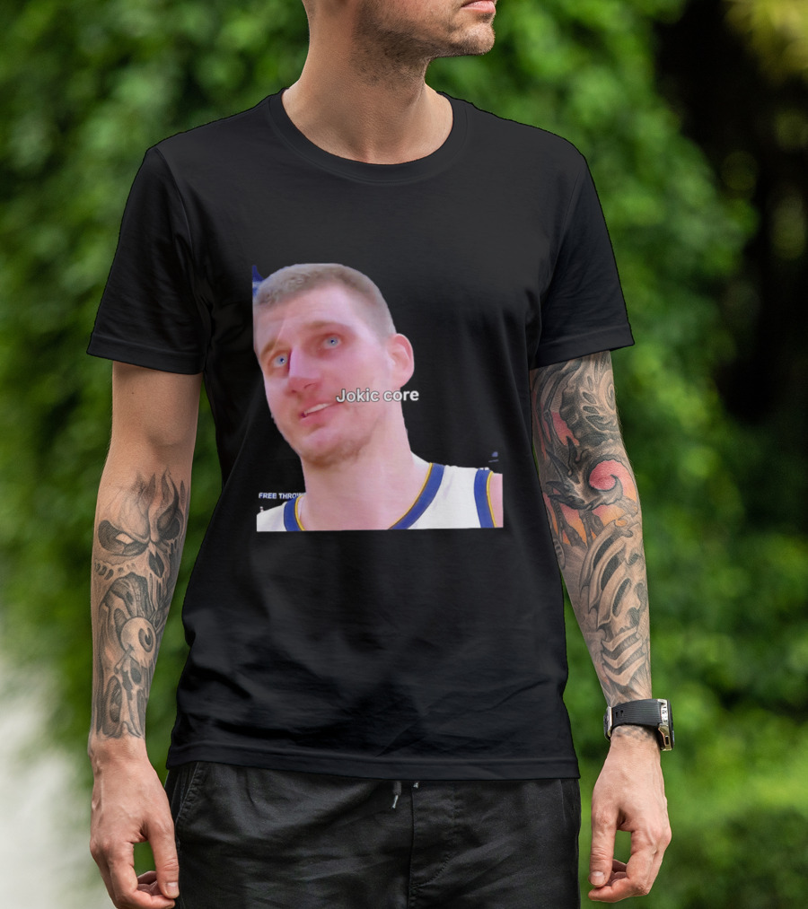 Jokic Core Nikola Jokic Free Throw Basketball T-Shirt
