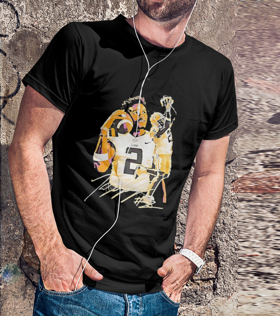 Odell Beckham Jr. LSU Tigers Football Number 2 NCAA T-Shirt