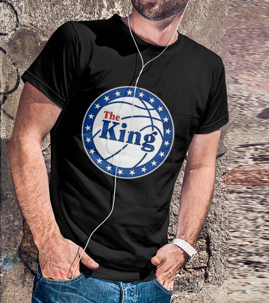 The King Lebron James Philadelphia 76ers 2026 Basketball Stars T-Shirt