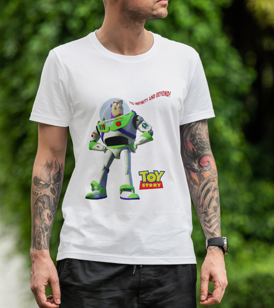 Buzz Lightyear To Infinity And Beyond Toy Story Pixar T-Shirt