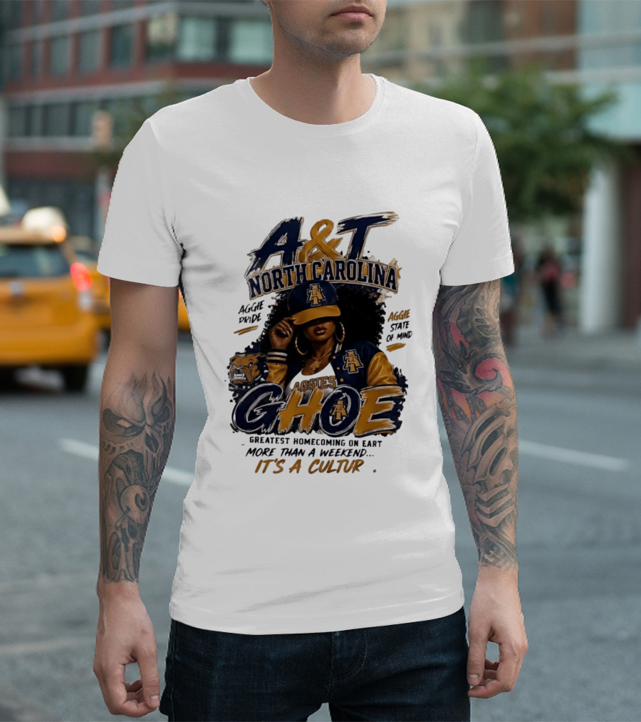 North Carolina A&T Aggie Pride GHOE Greatest Homecoming On Earth Culture T-Shirt