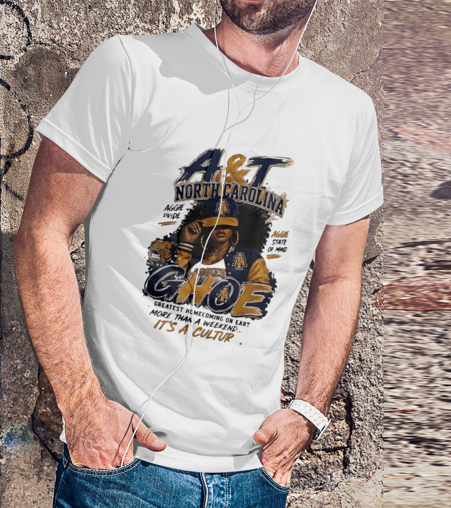 North Carolina A&T Aggie Pride GHOE Greatest Homecoming On Earth Culture T-Shirt