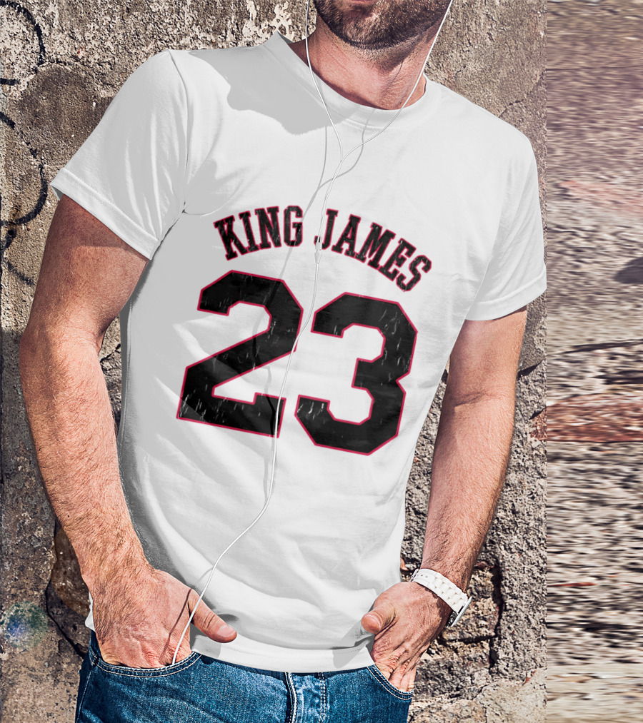 King James 23 Retro Basketball T-Shirt