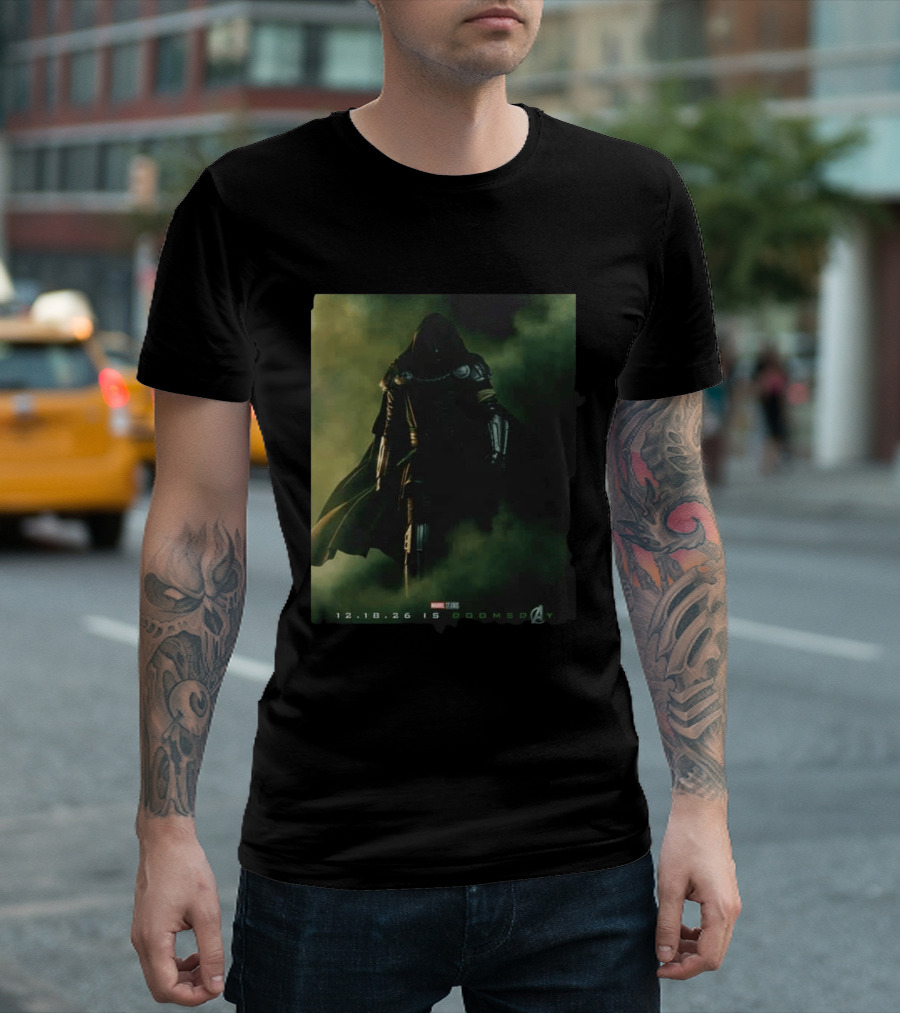 Avengers Doomsday Marvel Studios Dr Doom In Theaters December 18 2026 T-Shirt