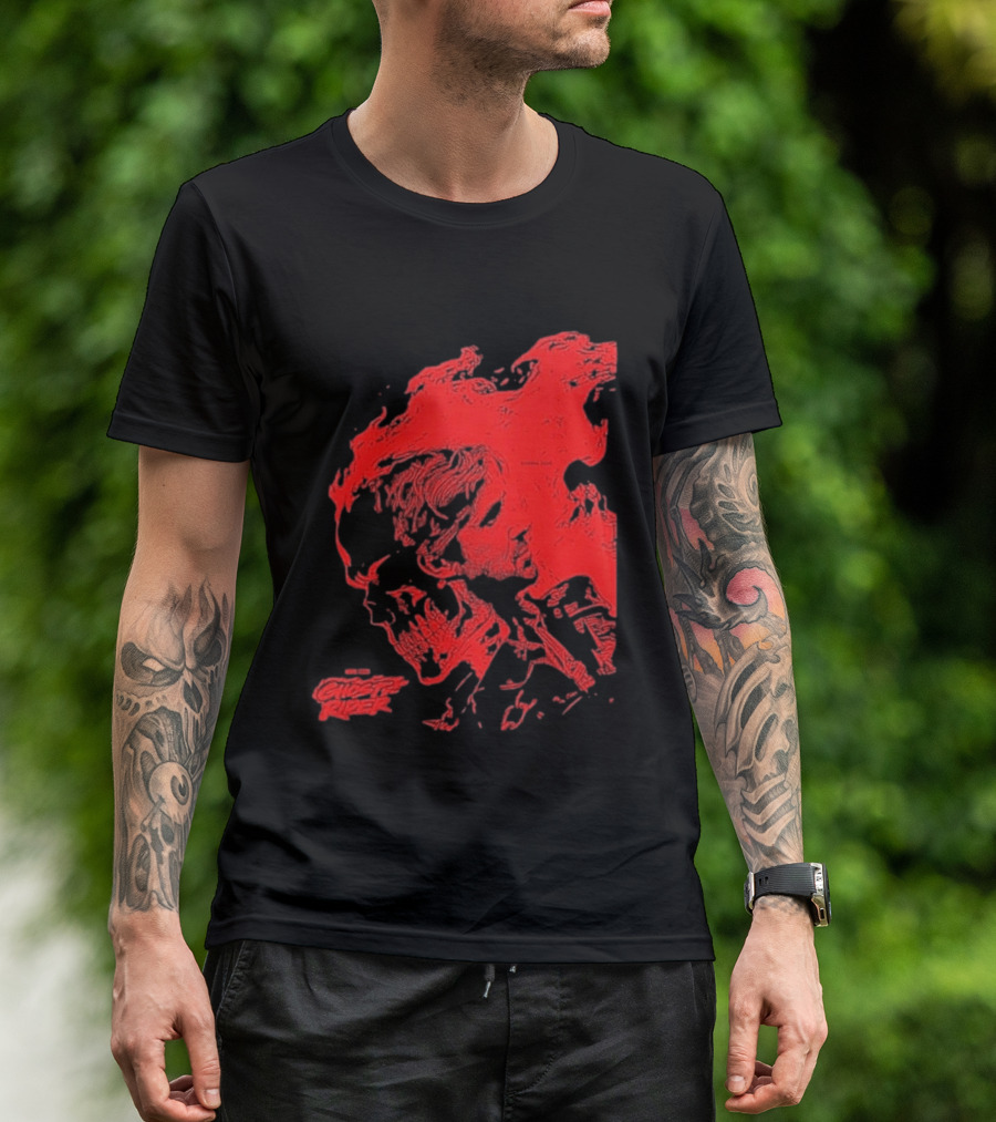 Ryan Gosling Marvel Studios Ghost Rider 2028 Movie Skeleton Flame T-Shirt