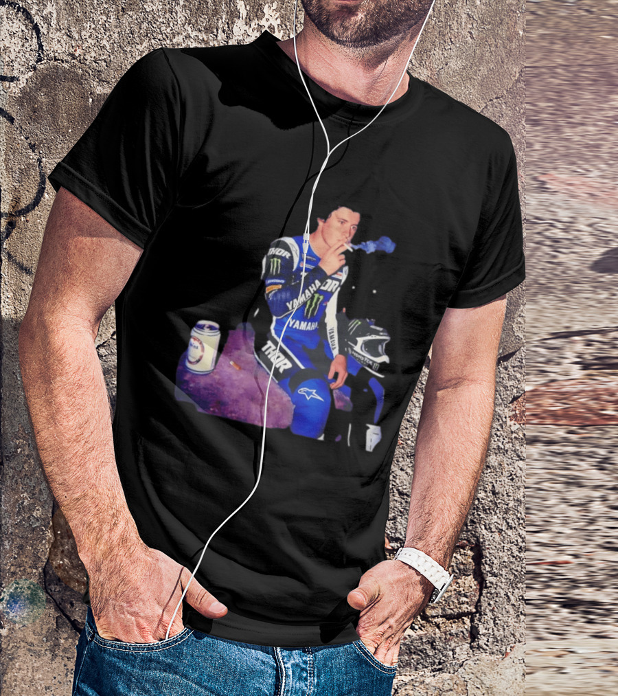 Haiden Deegan Yamaha Thor Monster Energy Smoking Image T-Shirt