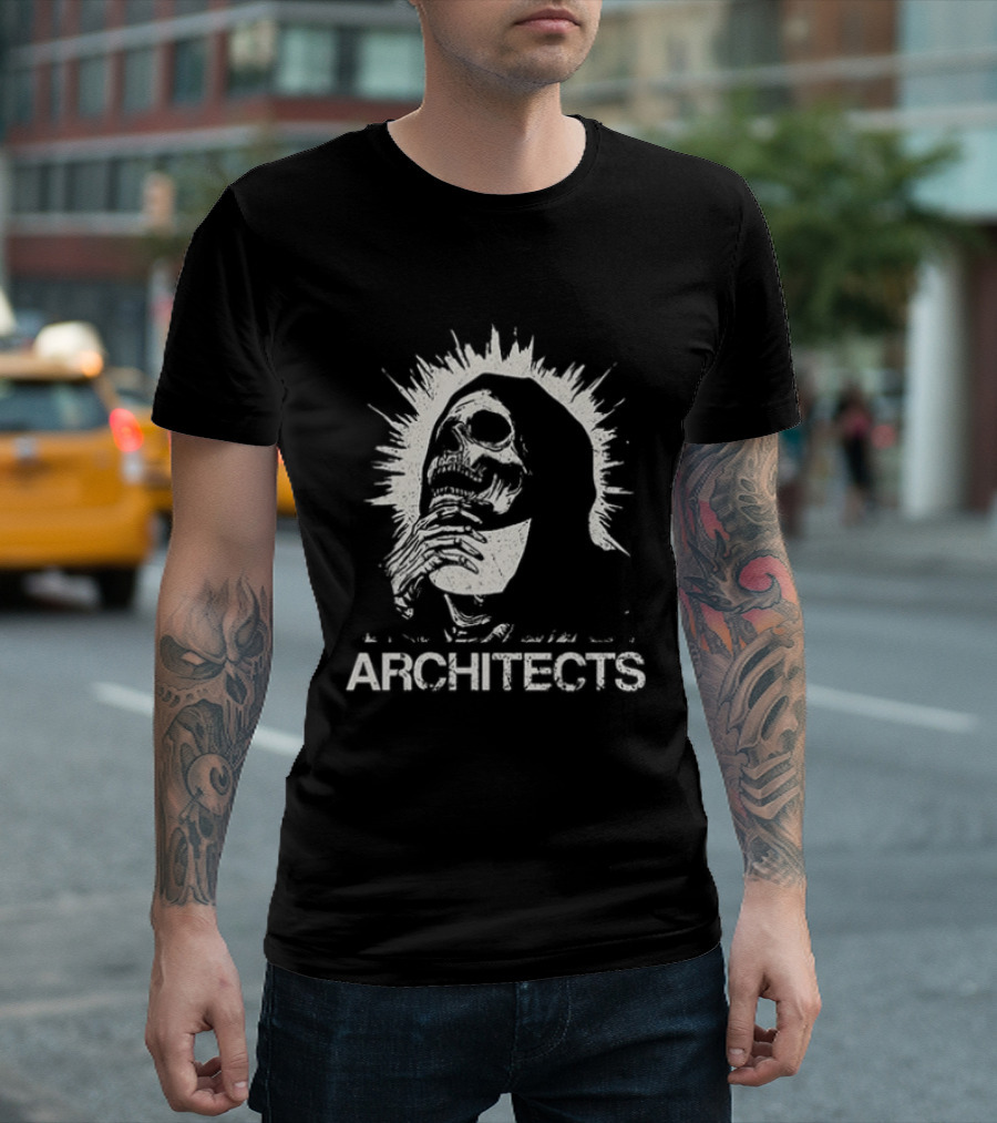 Architects Concert Whiplash Experience Vintage Inspired Skeleton T-Shirt