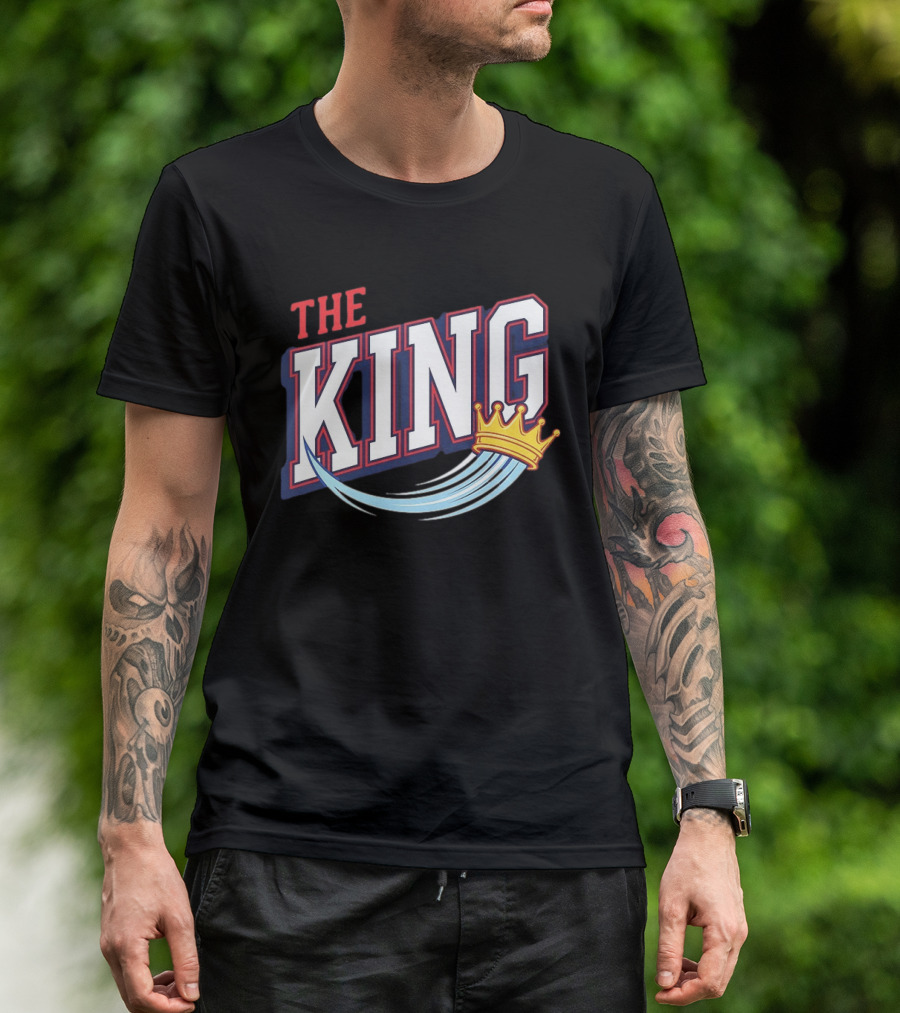 THE KING LeBron James Philadelphia 76ers NBA 2026 T-Shirt