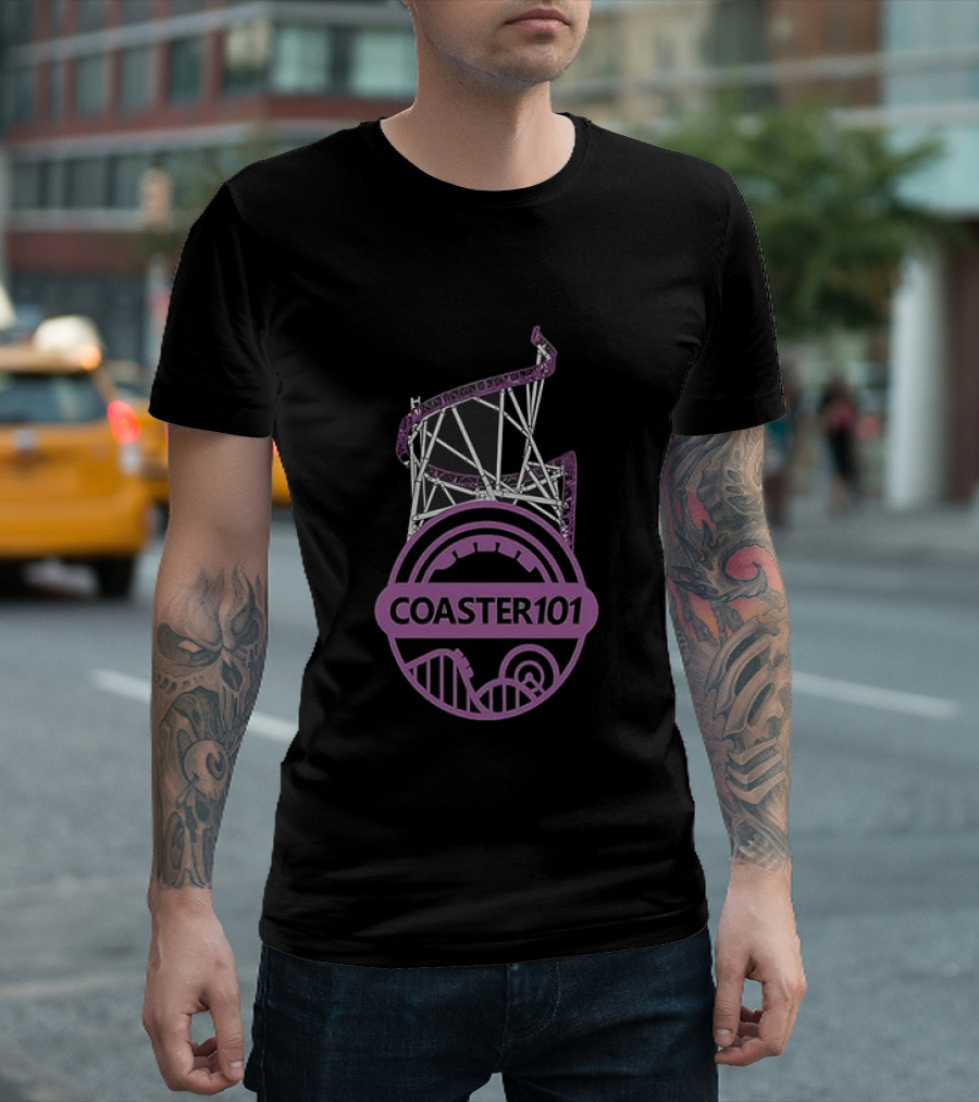 Coaster101 Project Purple 2027 Roller Collaboration T-Shirt