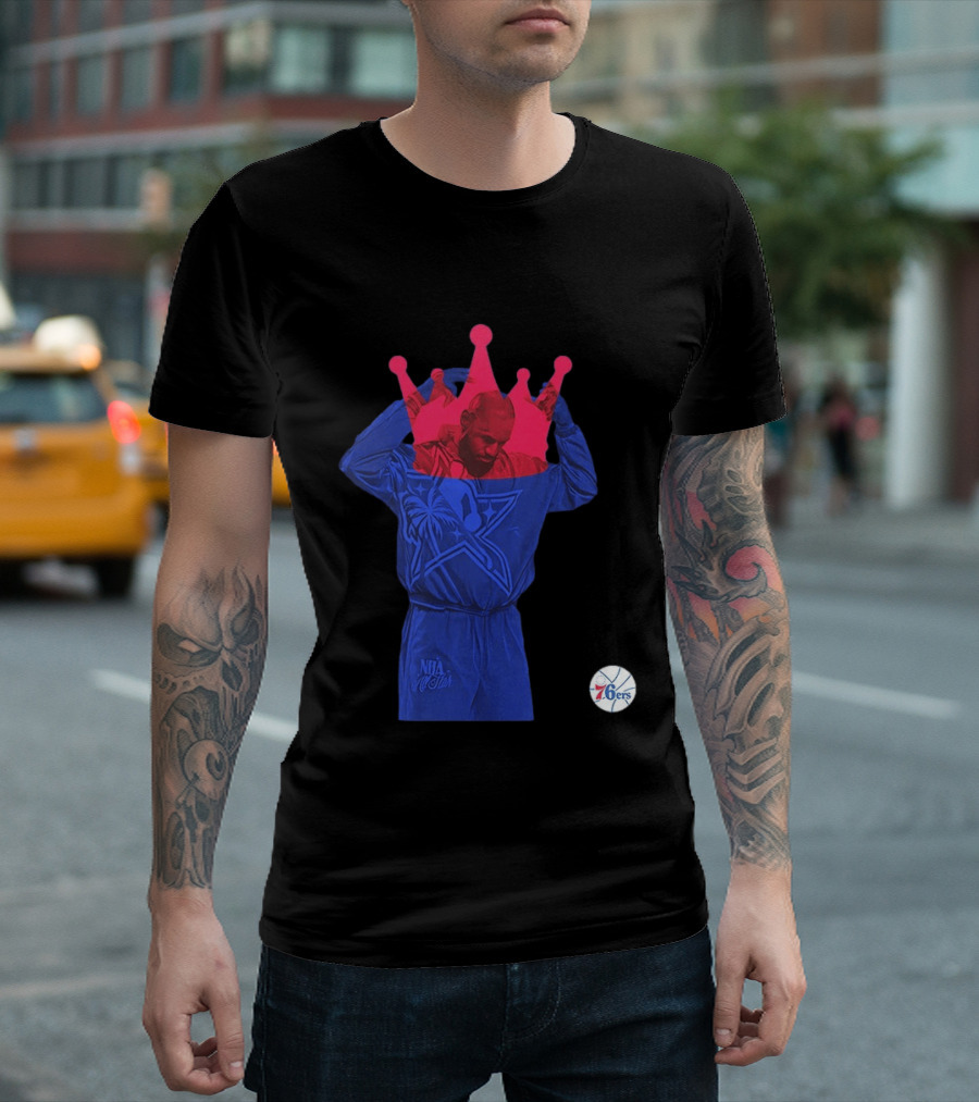NBA All Star King LeBron James Philadelphia 76ers Season T-Shirt