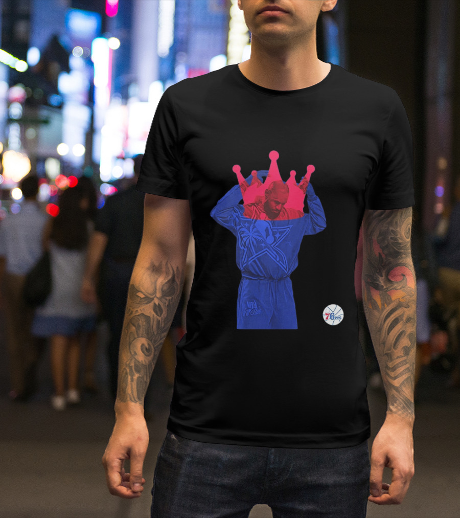NBA All Star King LeBron James Philadelphia 76ers Season T-Shirt