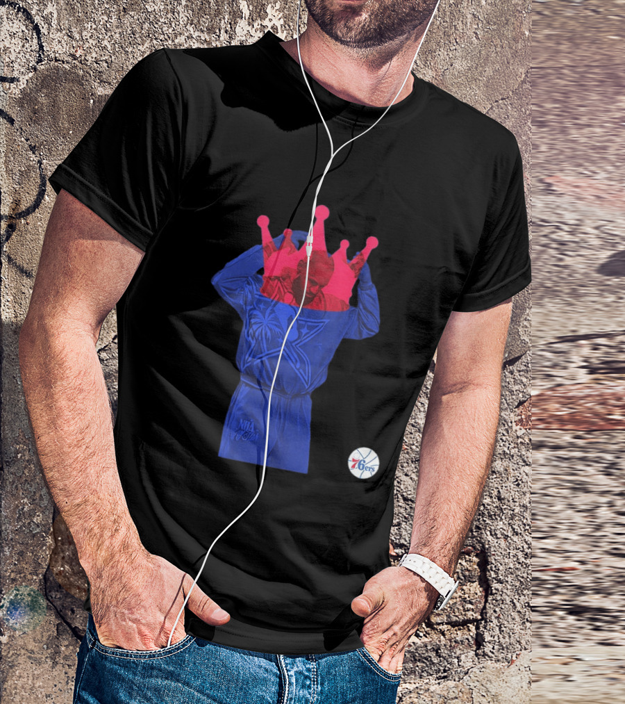NBA All Star King LeBron James Philadelphia 76ers Season T-Shirt