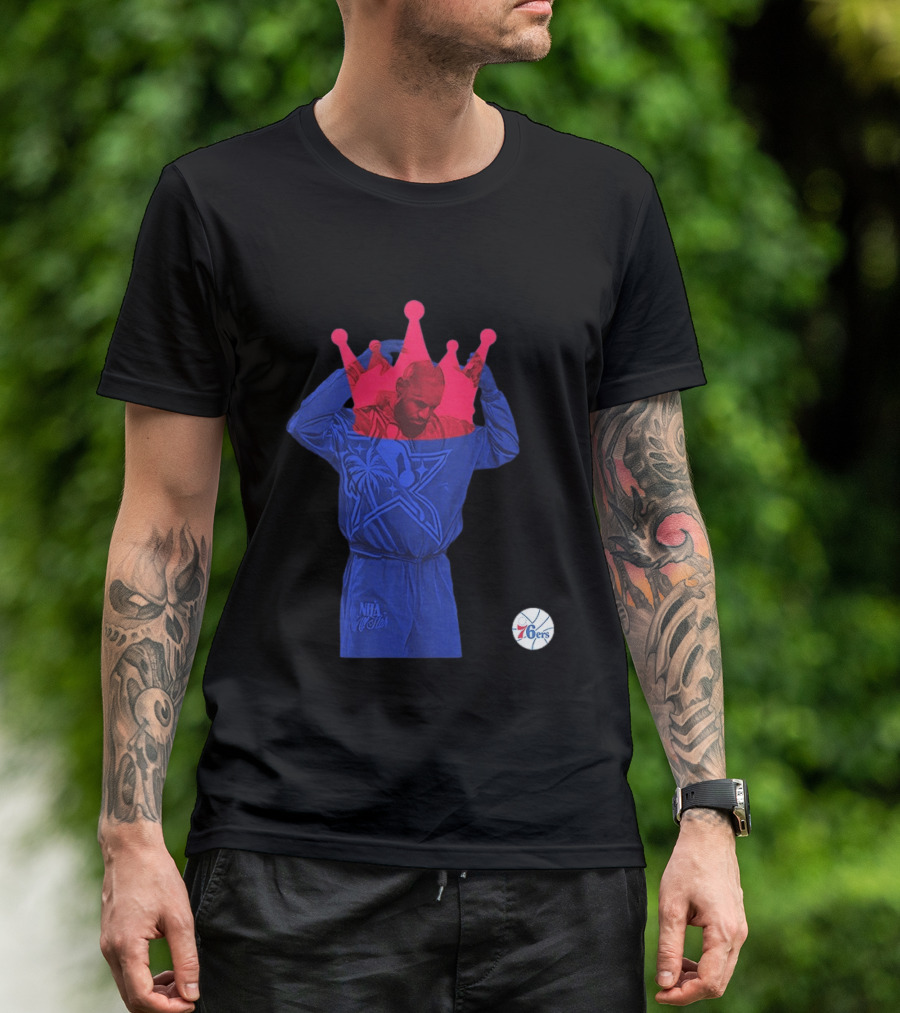 NBA All Star King LeBron James Philadelphia 76ers Season T-Shirt