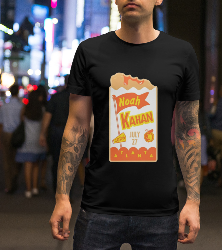 Noah Kahan Atlanta July 27 2026 Event T-Shirt