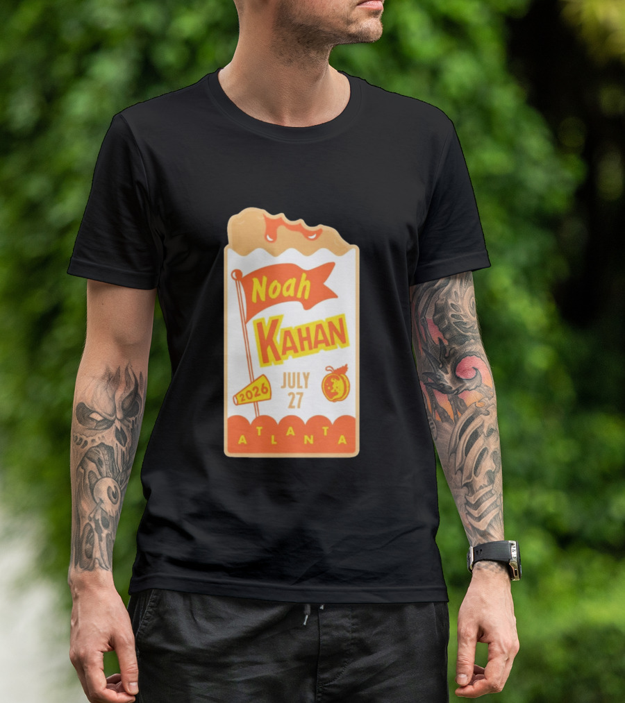 Noah Kahan Atlanta July 27 2026 Event T-Shirt