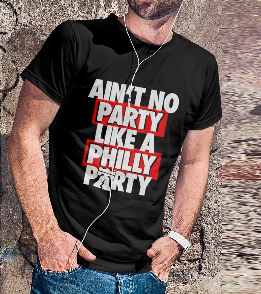 Philadelphia 76ers Ain't No Party Like A Philly Party Liberty Bell T-Shirt