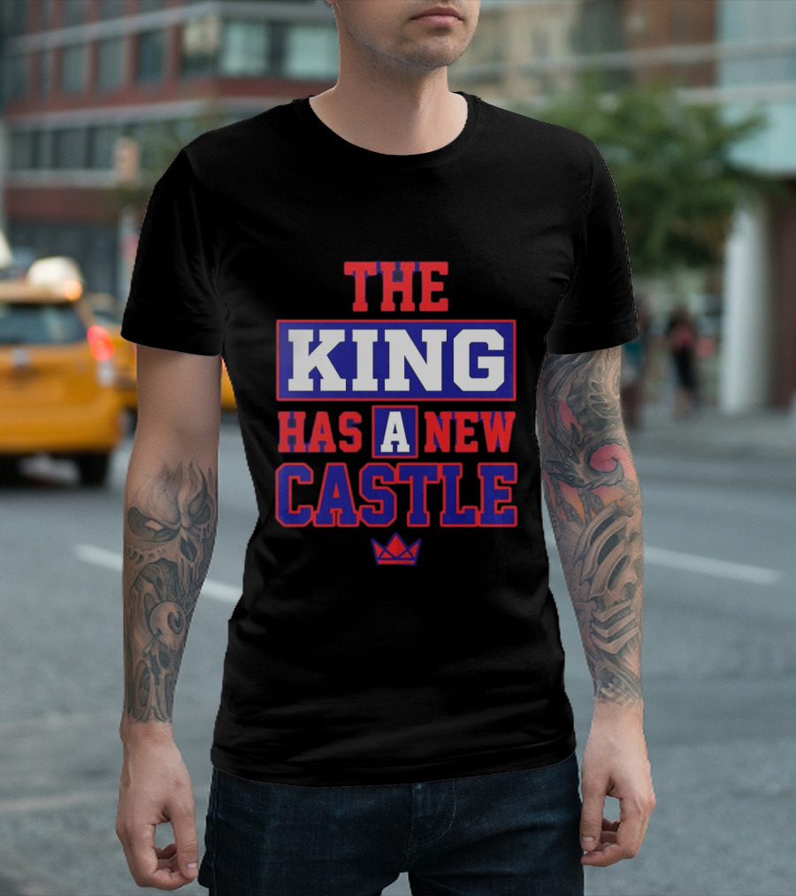 The King Has A New Castle LeBron James Philadelphia 76ers NBA 2026 T-Shirt