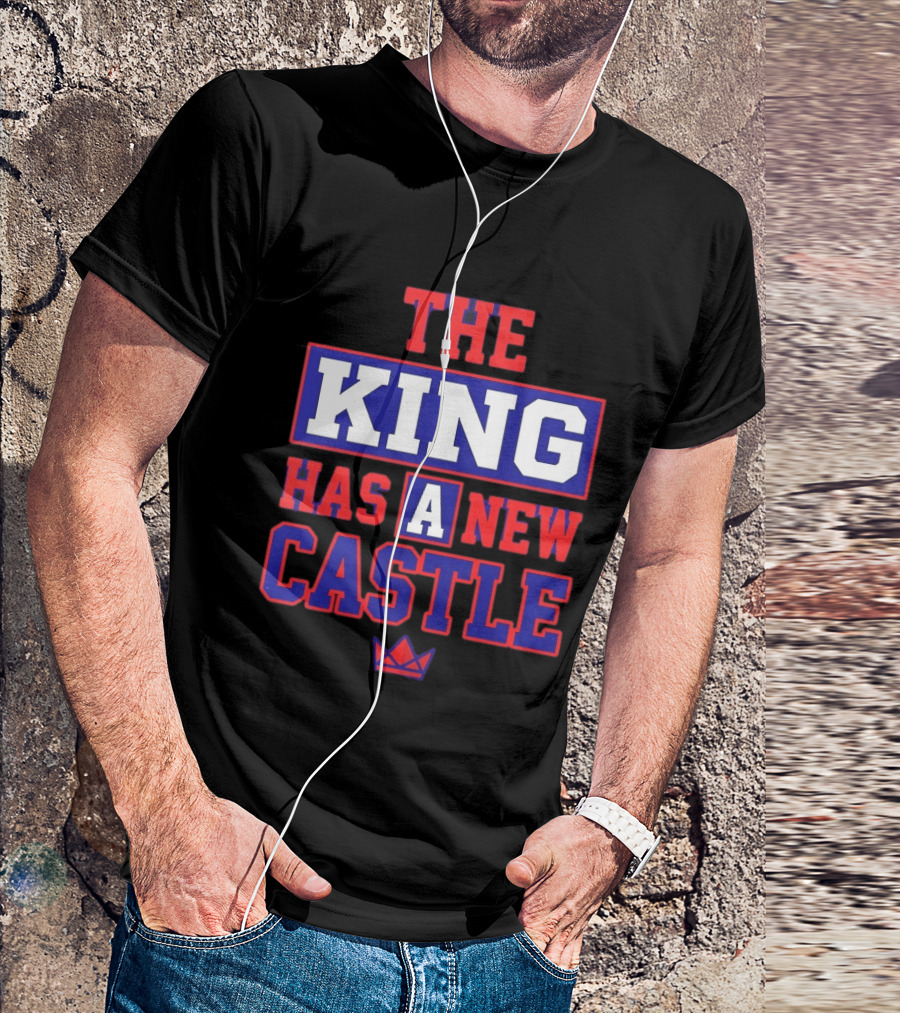The King Has A New Castle LeBron James Philadelphia 76ers NBA 2026 T-Shirt