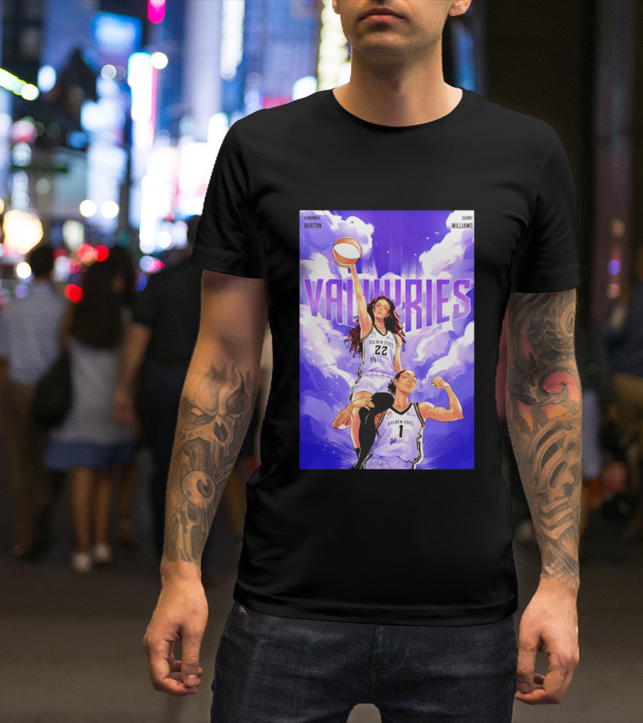 Veronica Burton Gabby Williams Golden State Valkyries Basketball Future T-Shirt