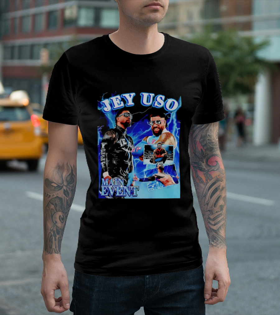 Jey Uso Main Event Yeet Energy Wrestling Highlights T-Shirt
