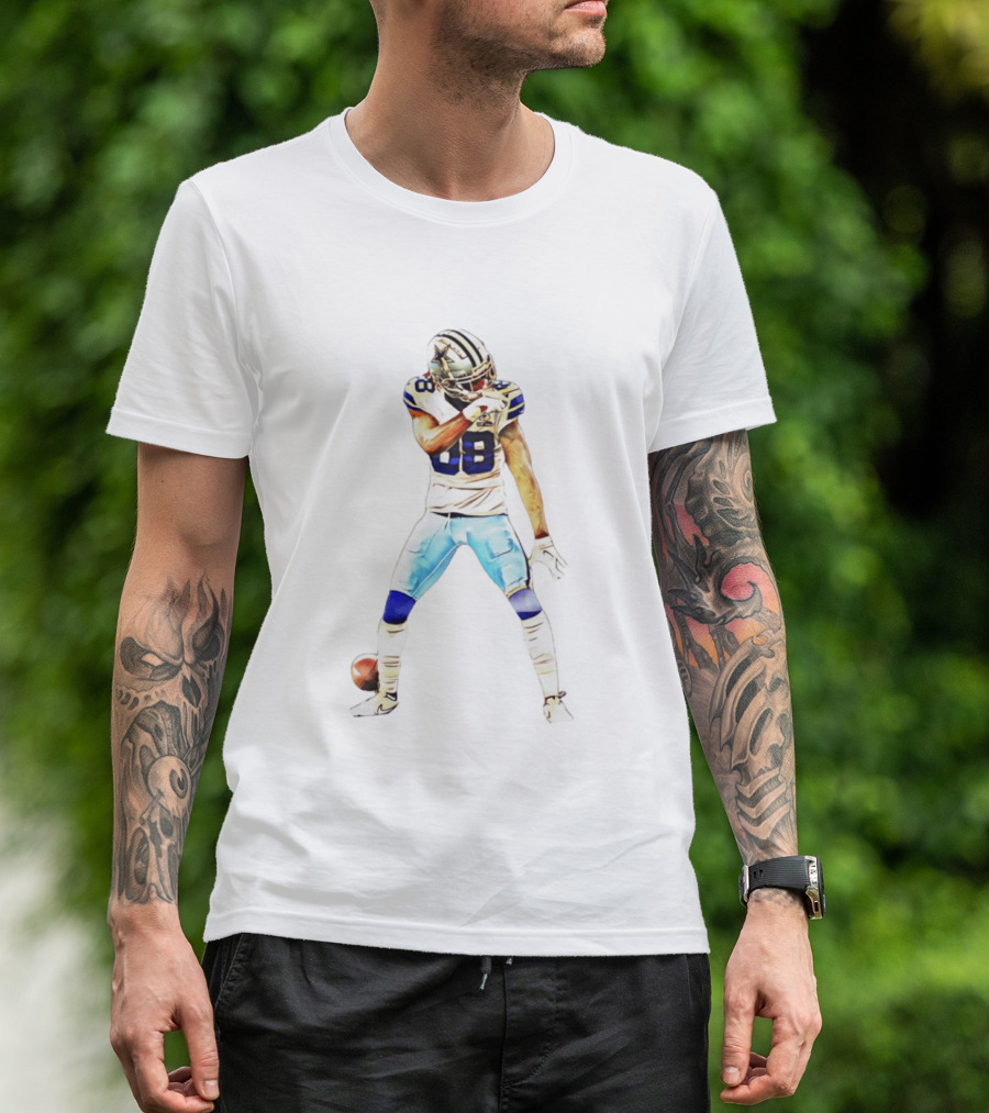 Dallas Cowboys CeeDee Lamb Number 88 Celebration T-Shirt