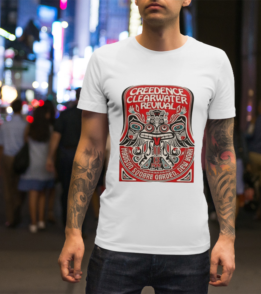 Creedence Clearwater Revival Madison Square Garden New York 13 May 1970 T-Shirt
