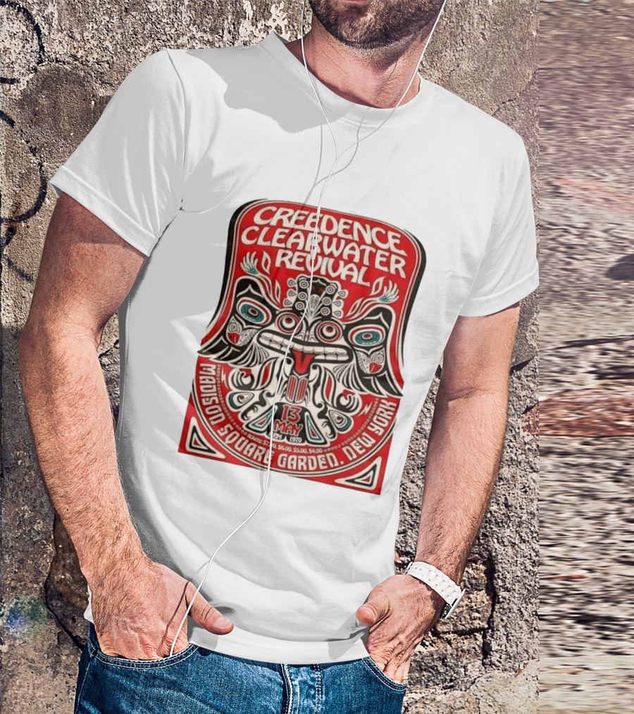 Creedence Clearwater Revival Madison Square Garden New York 13 May 1970 T-Shirt