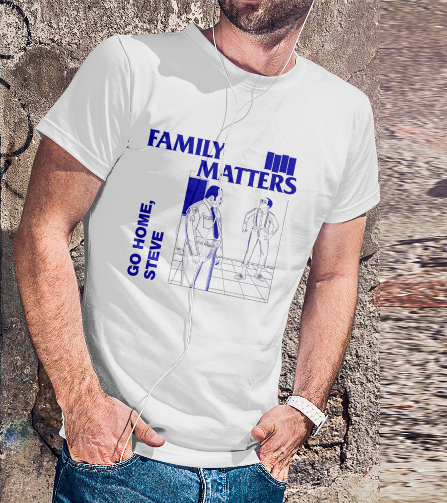 Family Matters Go Home Steve TV Show Humor Scene T-Shirt
