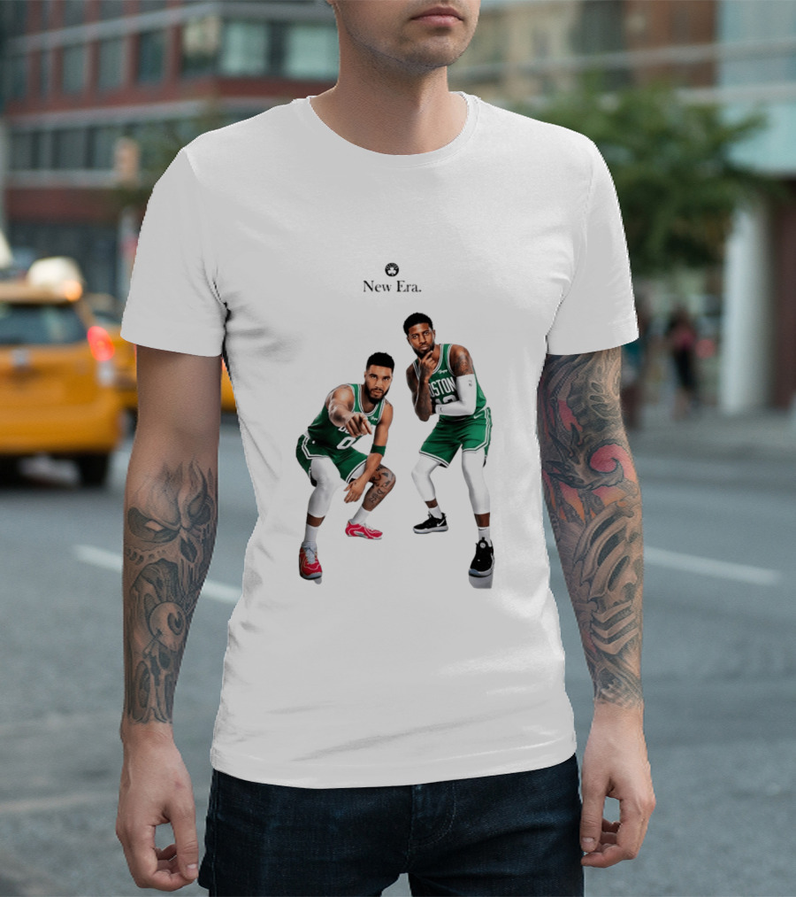 Boston Celtics Jayson Tatum Paul George New Era T-Shirt
