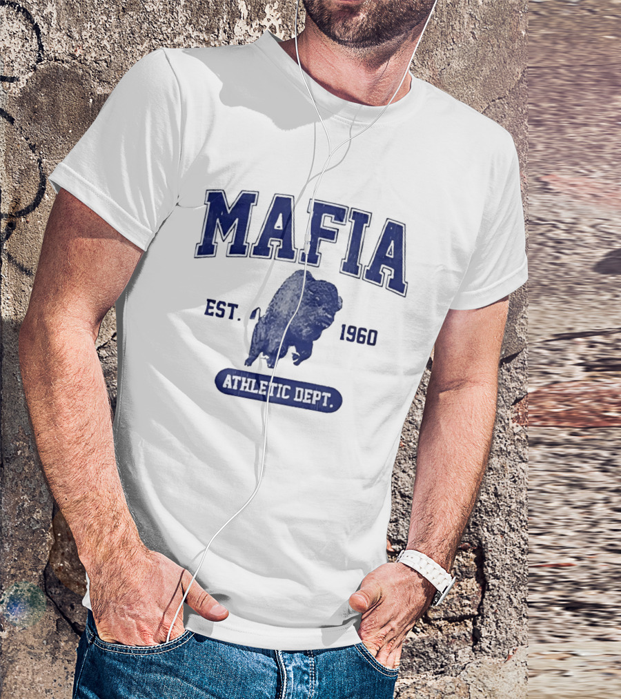 Mafia Buffalo Athletic Dept EST 1960 Sports Team T-Shirt