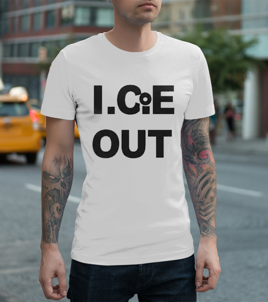N3on Ryan Garcia I.C.E Out No One Is Illegal On Stolen Land T-Shirt