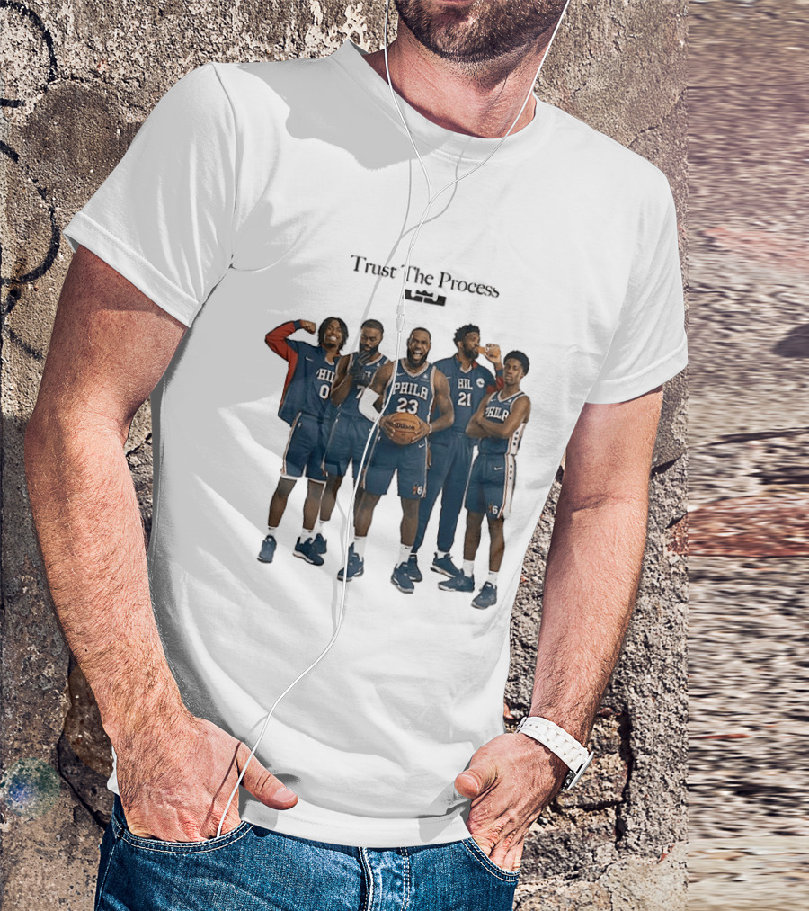 Trust The Process Philly Basketball Team Players T-Shirt