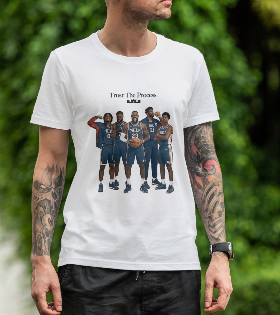 Trust The Process Philly Basketball Team Players T-Shirt