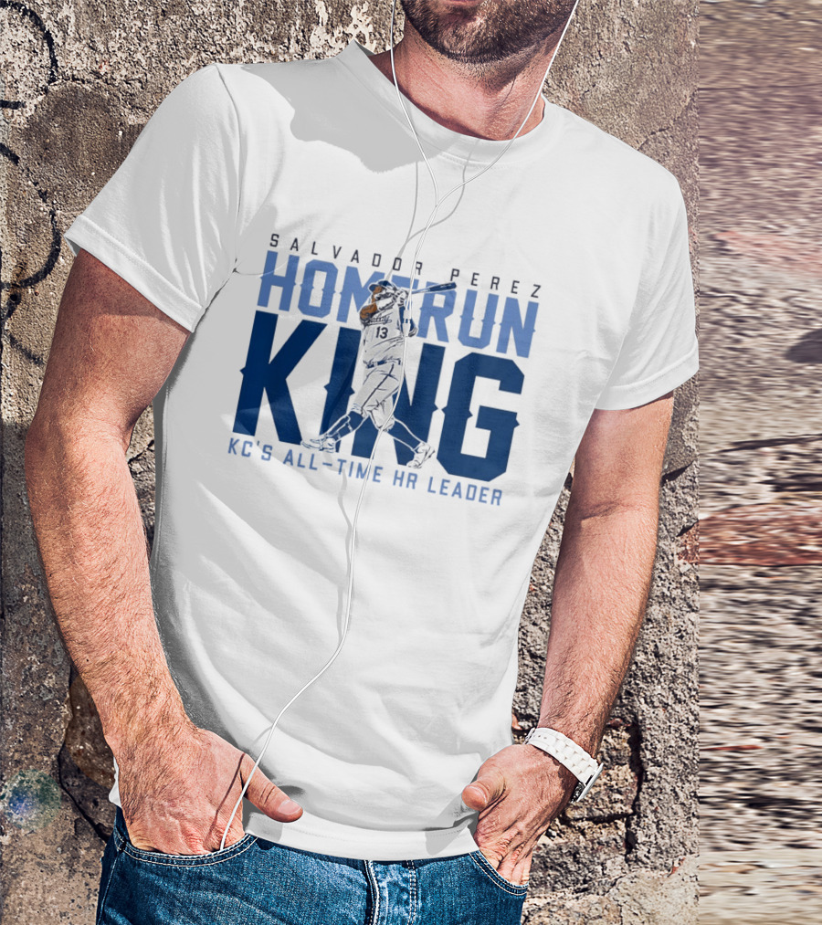 Salvador Perez Home Run King KC's All Time HR Leader T-Shirt