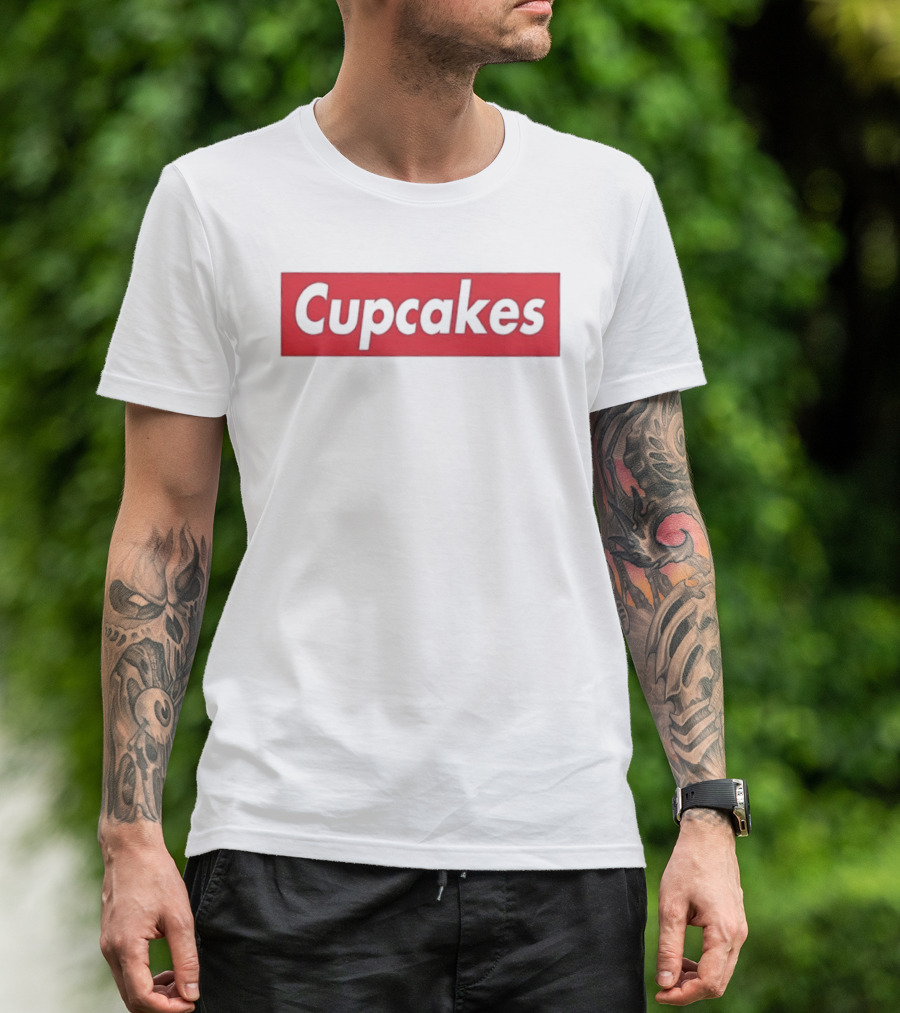 Treat Yourself To Delicious Cupcakes Red Box T-Shirt