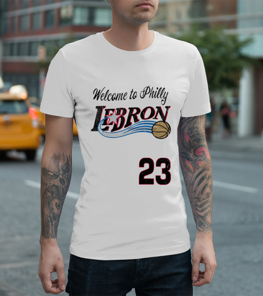 Welcome To Philly Lebron Basketball Number 23 T-Shirt