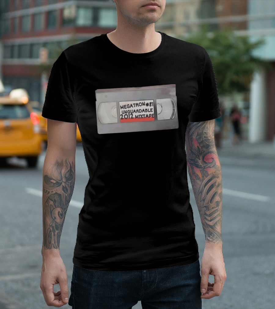 Megatron 81 Unguardable 2012 Mixtape VHS T-Shirt